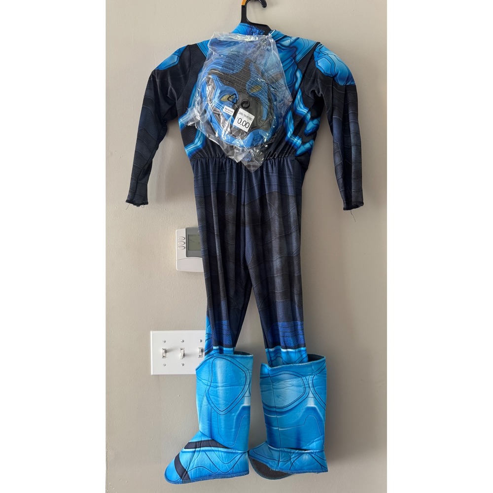 Rubies Blue Beetle DC Comics Superhero Costume Jumpsuit Mask Boys Small